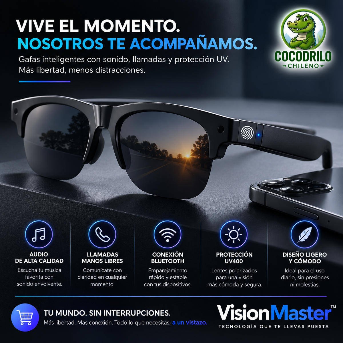 SMARTVISION™ - Lentes con bluethoot