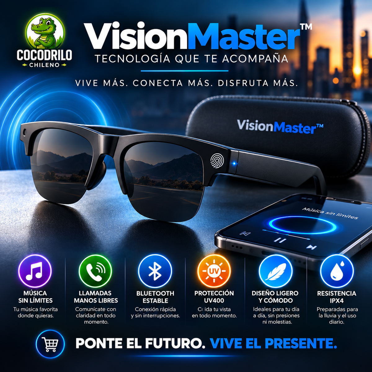 SMARTVISION™ - Lentes con bluethoot
