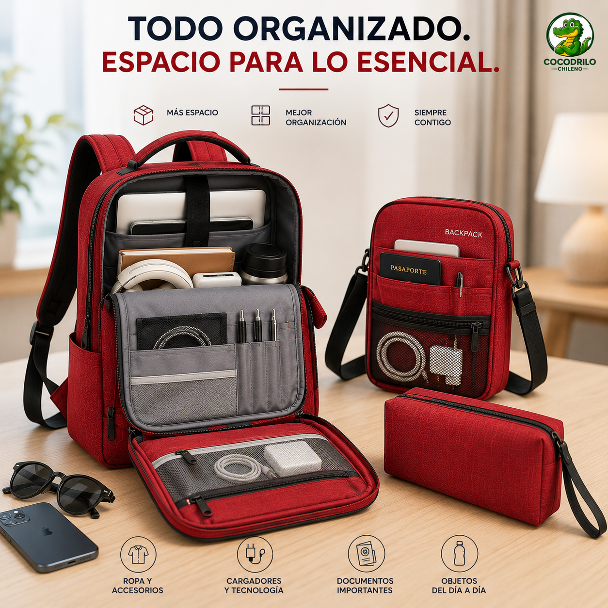 FLEXIBAG™ - Mochila Ejecutiva 3 en 1