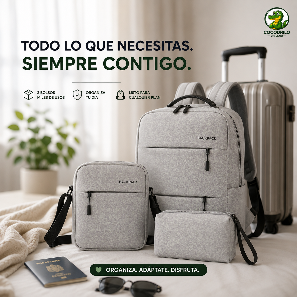 FLEXIBAG™ - Mochila Ejecutiva 3 en 1