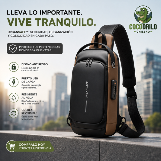 URBANSAFE™ - Bolso Bandeja Antirrobo