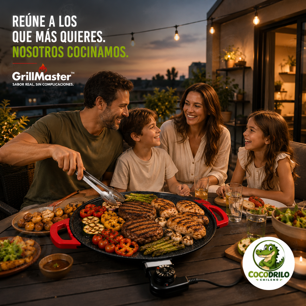 GrillMaster™ - Plancha Eléctrica