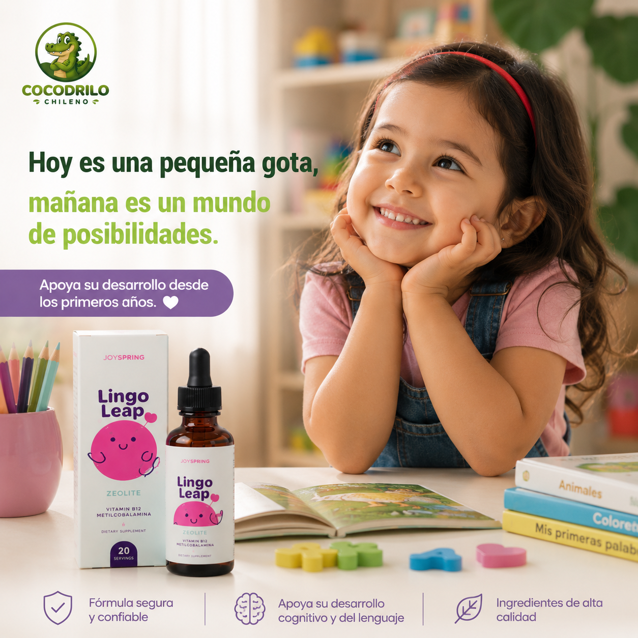 LINGOGROW™ - Suplemento para el desarrollo infantil