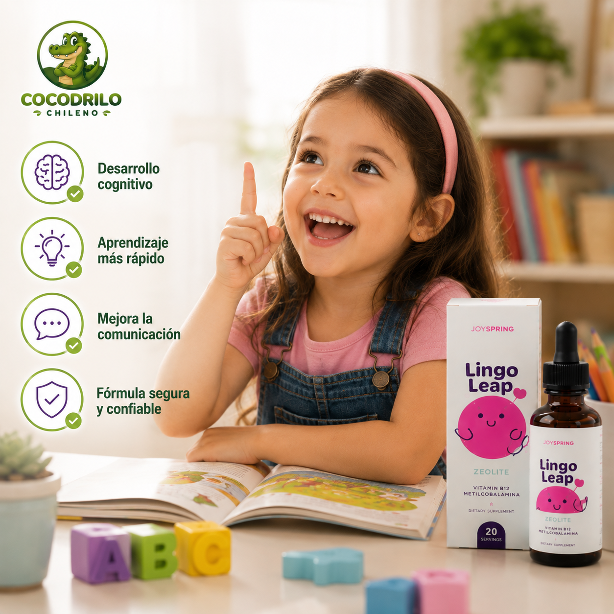 LINGOGROW™ - Suplemento para el desarrollo infantil