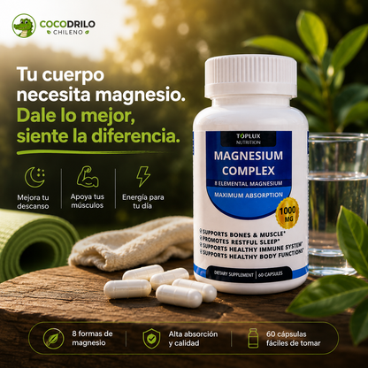 MAGNESIUM COMPLEX™ - Suplemento energético 8 en 1