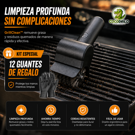 GRILLCLEAN™ - Kit limpiador de parrilla eléctrico