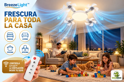 BreezeLight™ Ventilador de Techo con Luz LED 2 en 1
