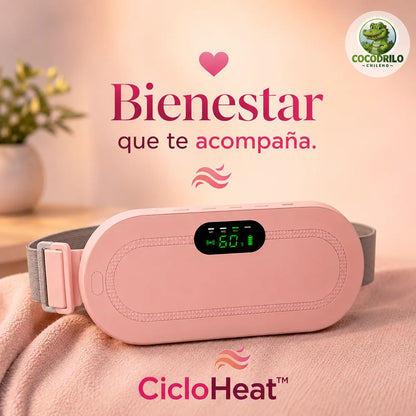 CICLOHEAT™ - Cinturón Térmico Menstrual Eléctrico Recargable