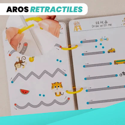 CUADERNO TRAZADO MONTESSORI - Aprendizaje de tus hijos de manera sencilla y entretenida